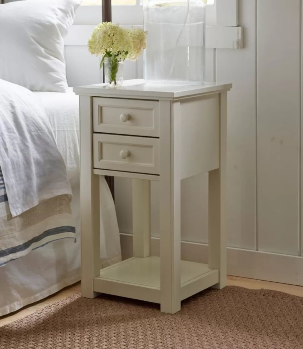 Fashion "Painted Farmhouse Two-Drawer Side Table" Furniture