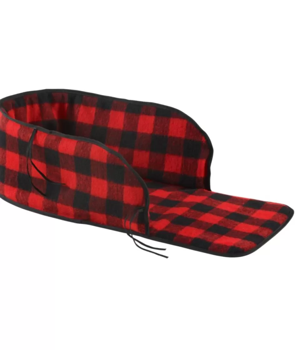 Hot "Pull Sled Buffalo Plaid Cushion Cover" Winter Sports | Games & Recreation