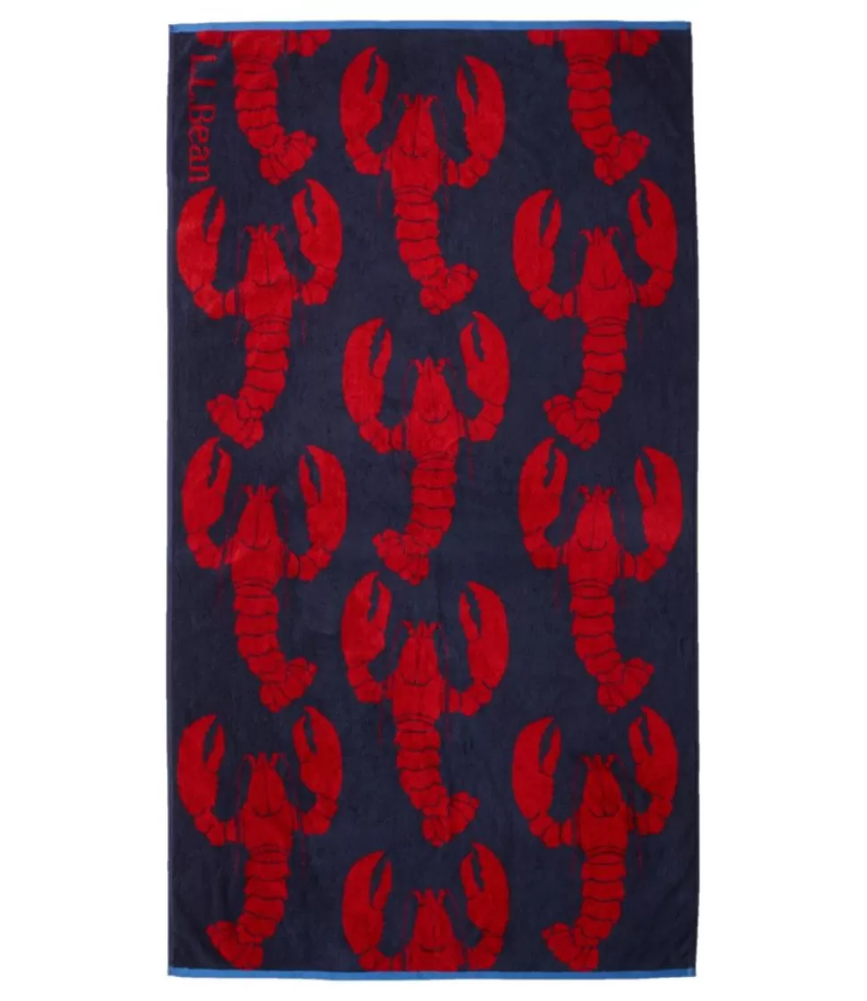 Discount "Seaside Beach Towel, Lobsters" Outdoor Accessories | Bath