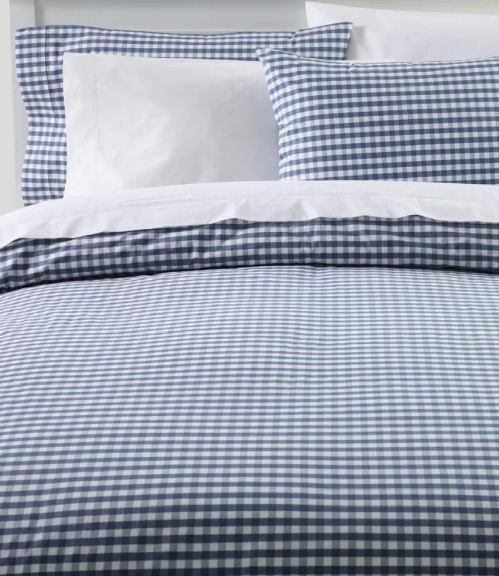 Hot "Sunwashed Percale Comforter Cover, Gingham Check" Bedding