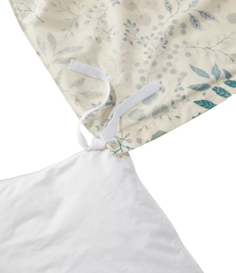 Clearance "280-Thread-Count Pima Cotton Percale Comforter Cover Collection, Print" Bedding