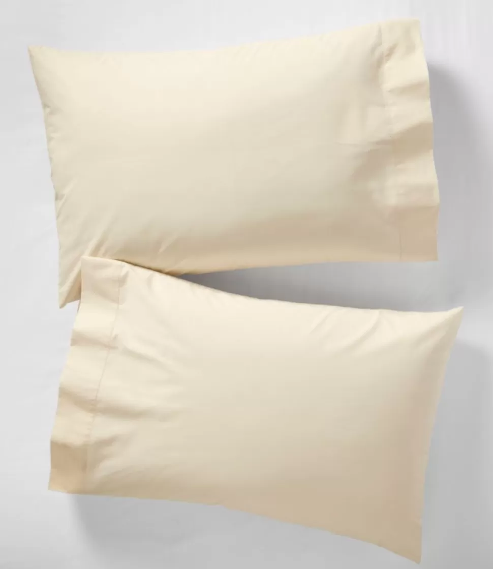 Hot "280-Thread-Count Pima Cotton Percale Pillowcases, Set of Two" Bedding