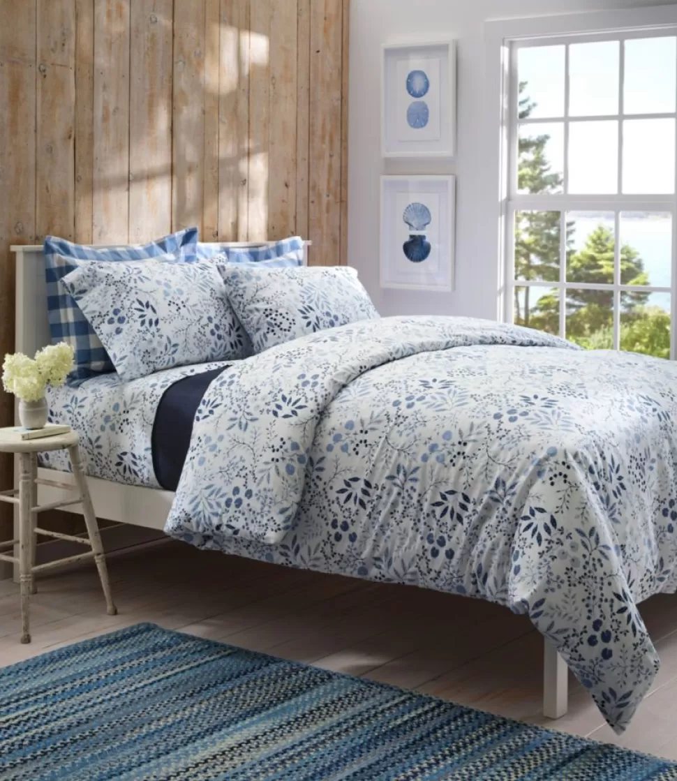 Shop "280-Thread-Count Pima Cotton Percale Sheet Set, Print" Bedding