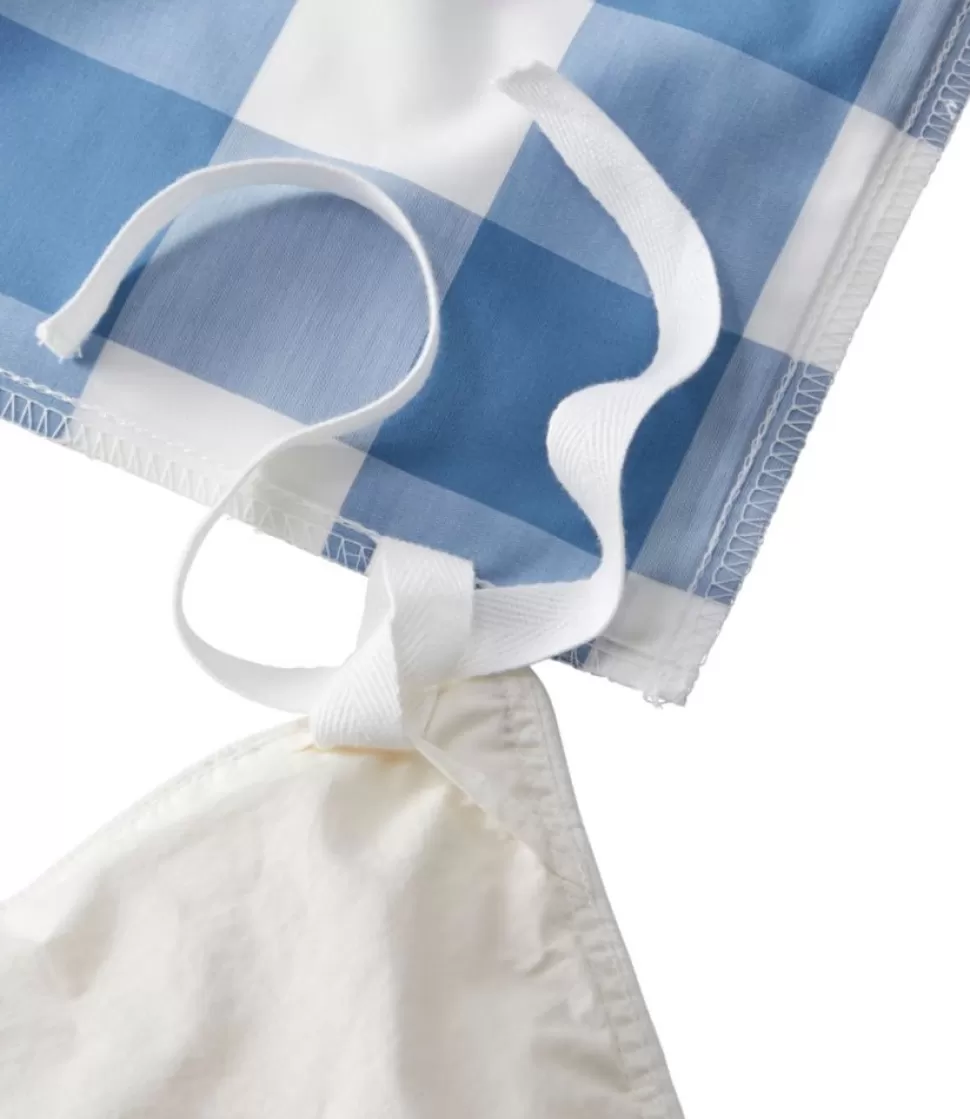 Best "280-Thread-Count Pima Percale Comforter Cover Collection, Check" Bedding