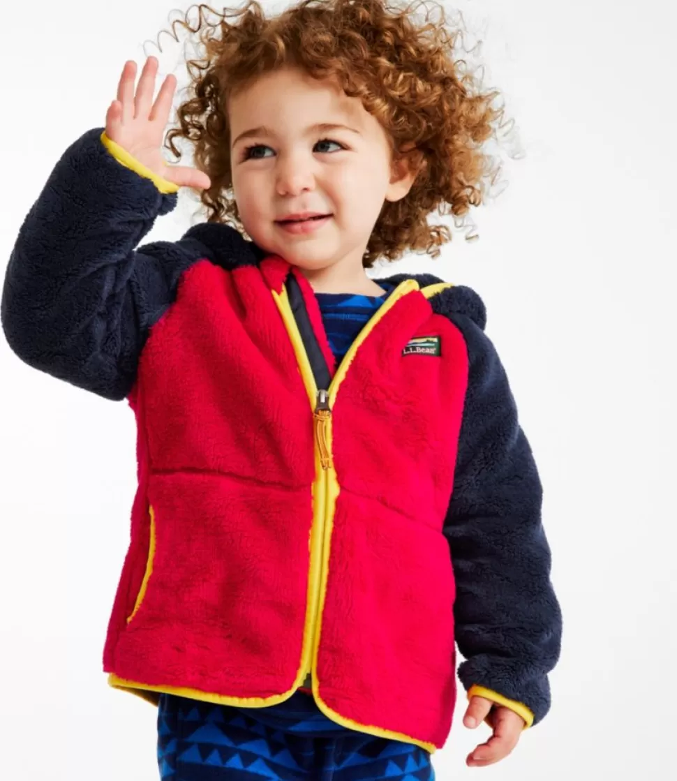 Shop "Toddlers' Hi-Pile Fleece Jacket, Colorblock" Kids Toddler & Baby | Jackets & Vests