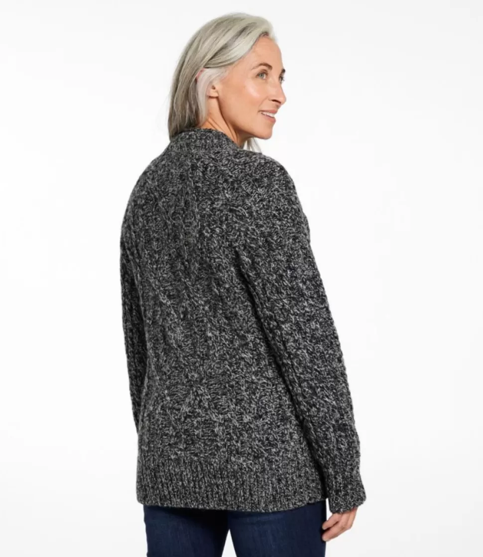 Store "Women's 1912 Heritage Wool Blend Mockneck Cardigan" Women Sweaters