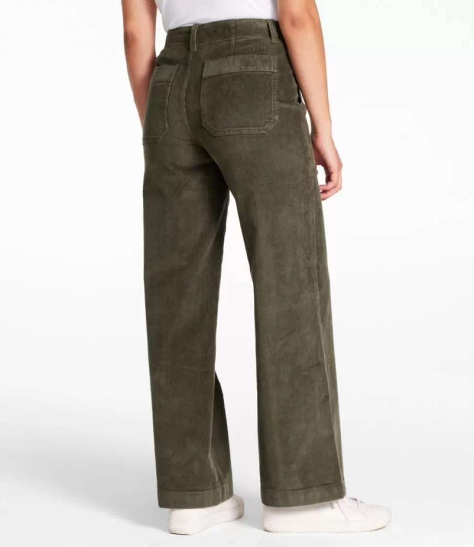 Best "Women's 207 Vintage Corduroy Pants, High-Rise Wide-Leg" Women Pants