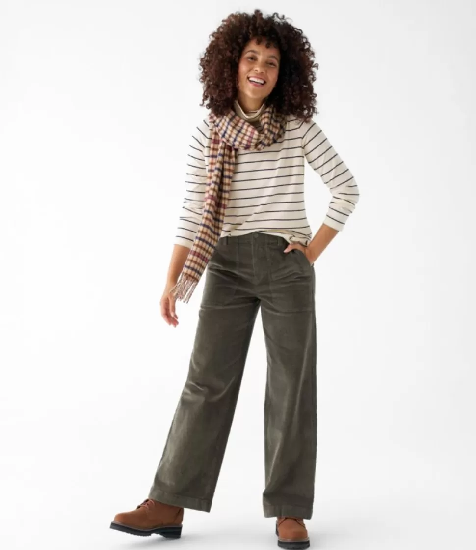 Best "Women's 207 Vintage Corduroy Pants, High-Rise Wide-Leg" Women Pants