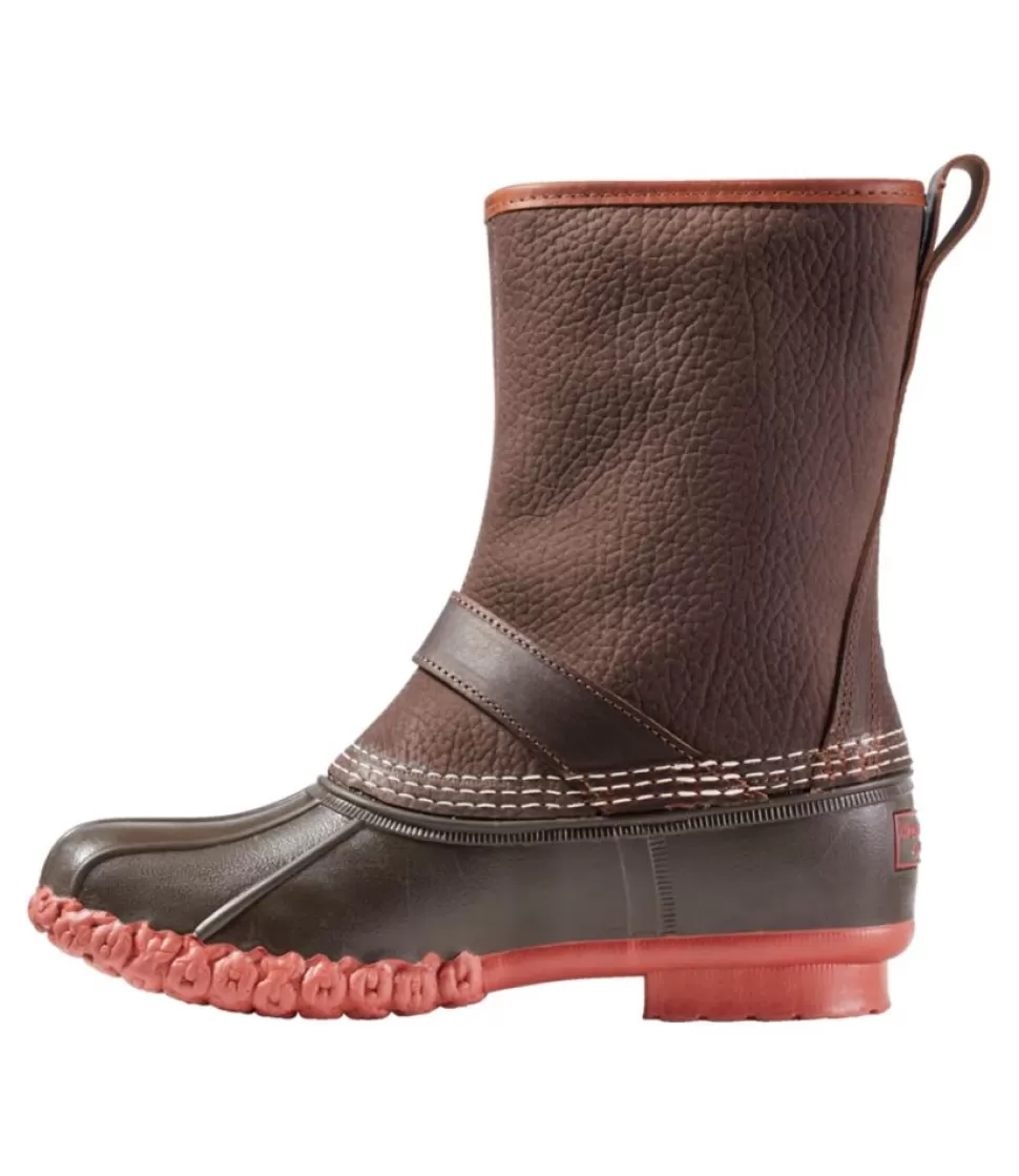 Outlet "Women's Bean Boots, 10" Engineer Buckle Flannel-Lined" Women Boots