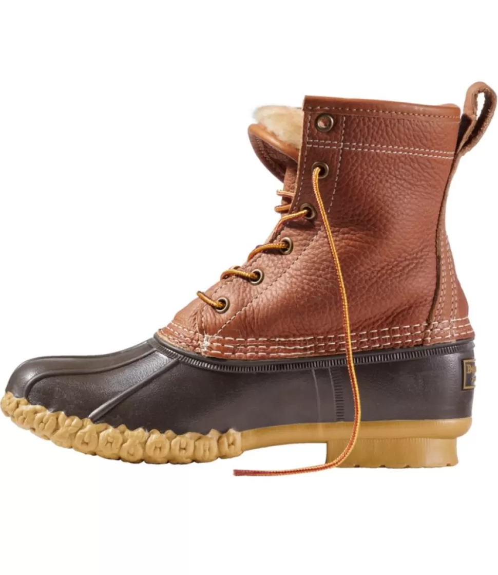 Discount "Women's Bean Boots, 8" Shearling-Lined Insulated" Women Boots