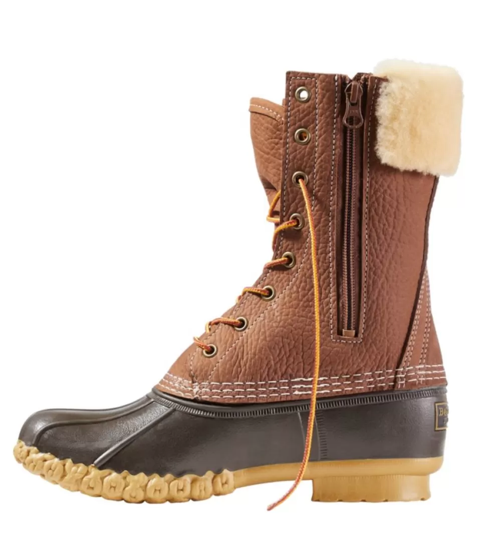 Online "Women's Bean Boots, 10" Shearling-Lined Insulated Side Zip" Women Boots