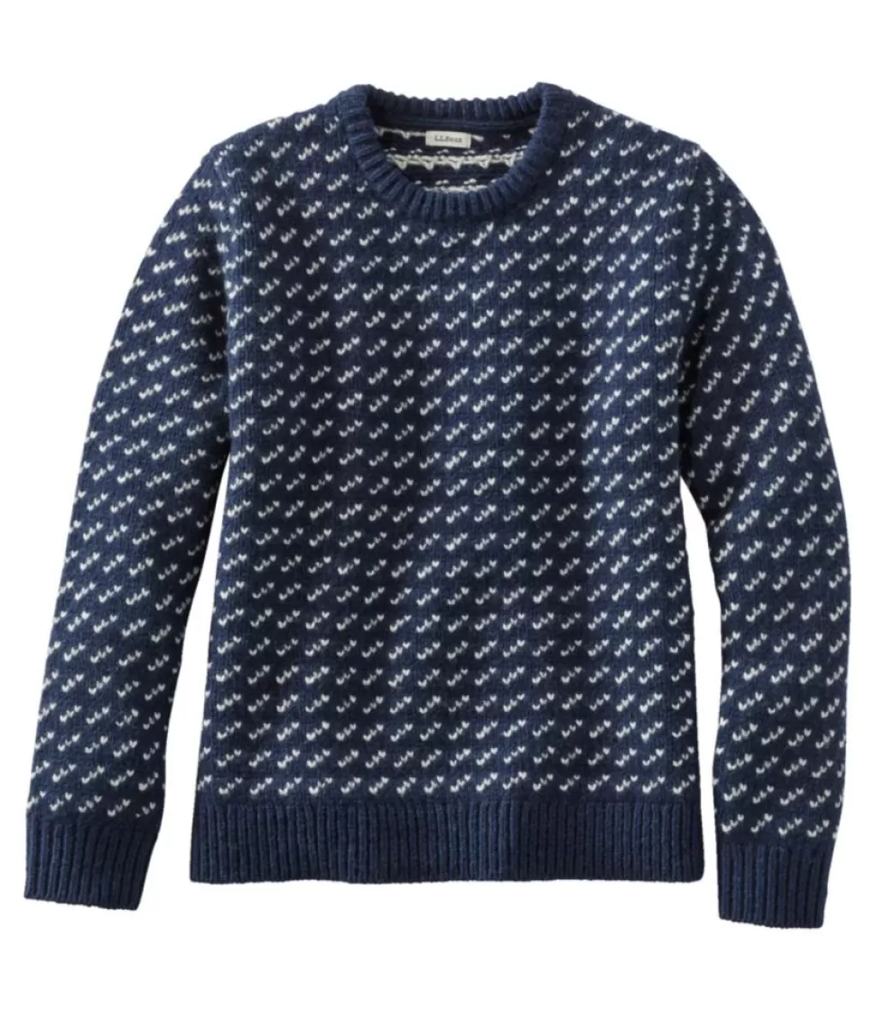 Best "Women's Bean's Classic Ragg Wool Sweater, Crewneck Bird's-Eye" Women Sweaters
