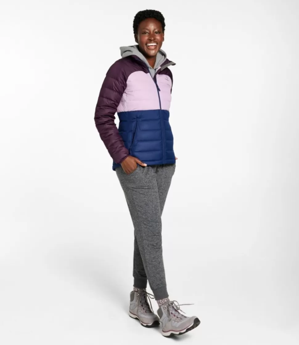 Hot "Women's Bean's Down Jacket, Colorblock" Women Insulated Jackets
