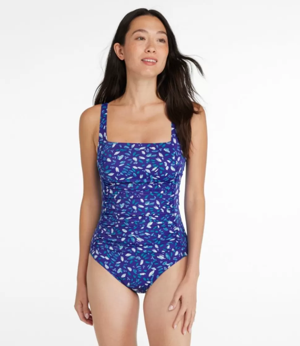 Cheap "Women's BeanSport Swimwear, Squareneck Tanksuit Print" Women Swimwear