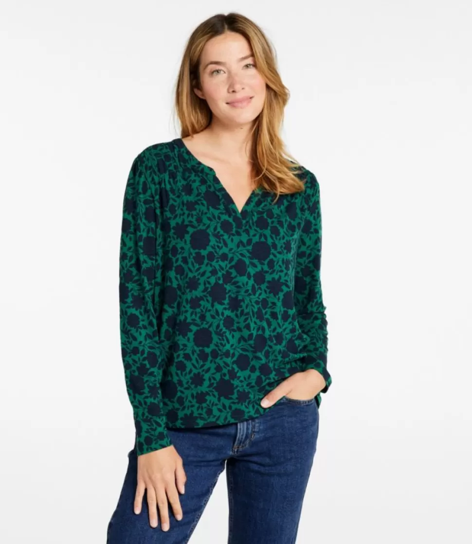 Best "Women's Camden Hills Tee, Long-Sleeve Print" Women Shirts & Tops