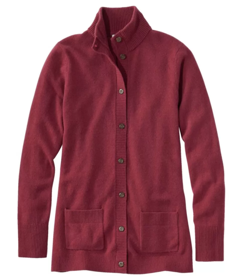 Flash Sale "Women's Classic Cashmere Button-Front Cardigan" Women Sweaters