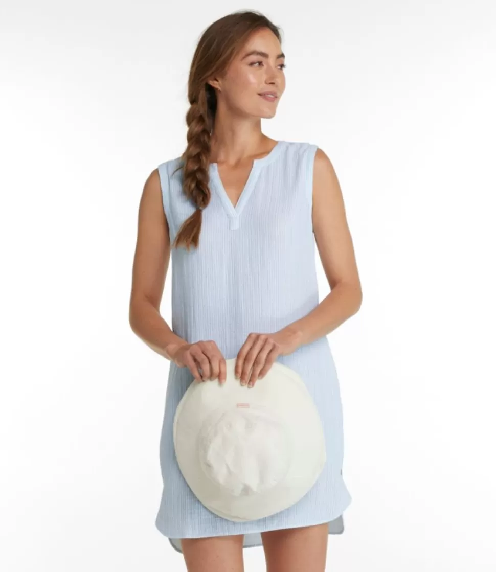 Best Sale "Women's Cloud Gauze Cover-Up Dress, Stripe" Women Swimwear