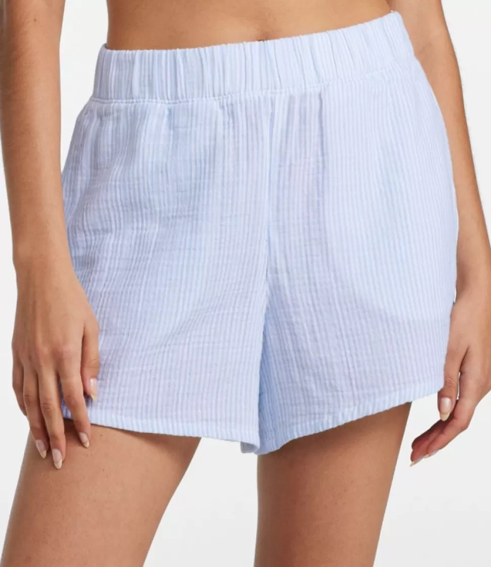 Shop "Women's Cloud Gauze Cover-Up Shorts, Stripe" Women Swimwear