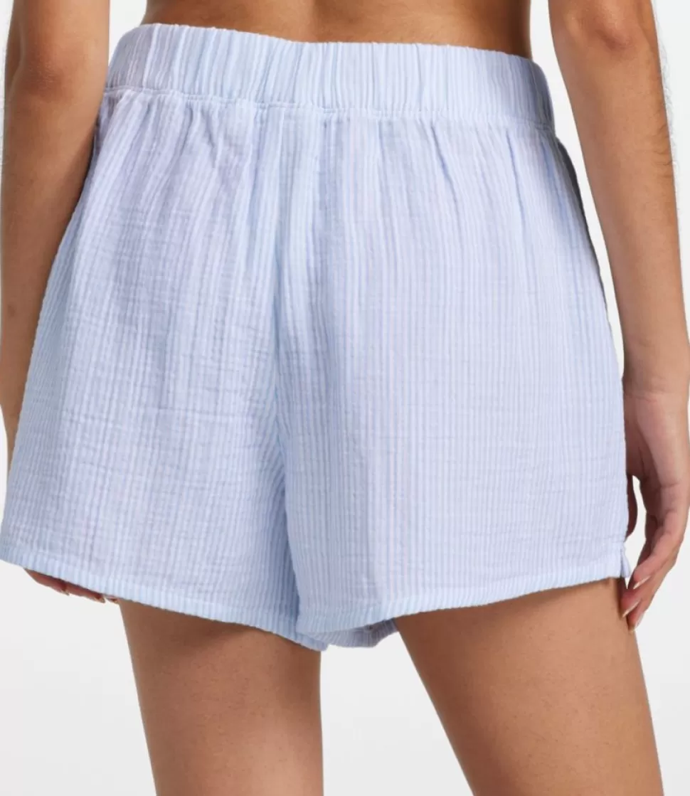 Shop "Women's Cloud Gauze Cover-Up Shorts, Stripe" Women Swimwear