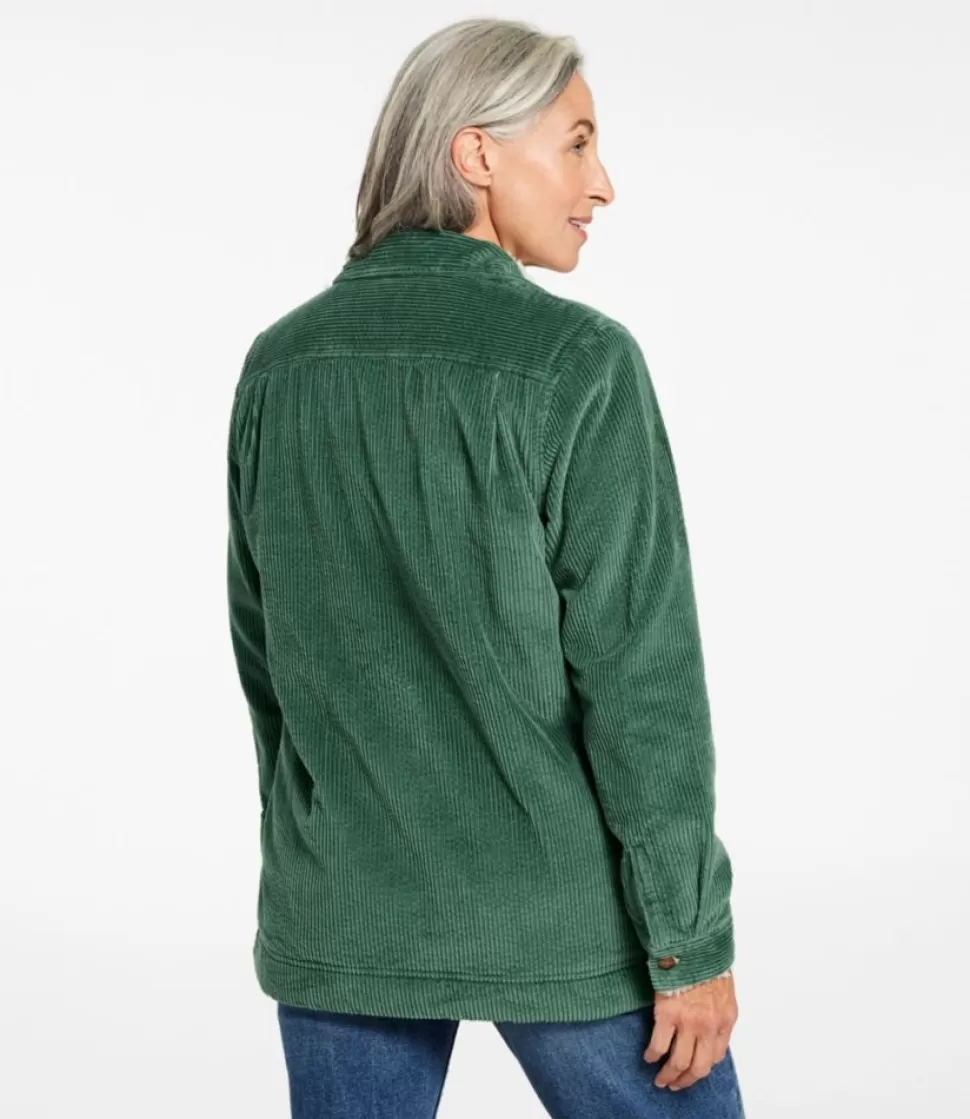 Clearance "Women's Comfort Corduroy Relaxed Shirt, Lined" Women Shirts & Tops