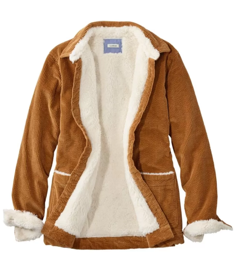 Clearance "Women's Comfort Corduroy Relaxed Shirt, Lined" Women Shirts & Tops