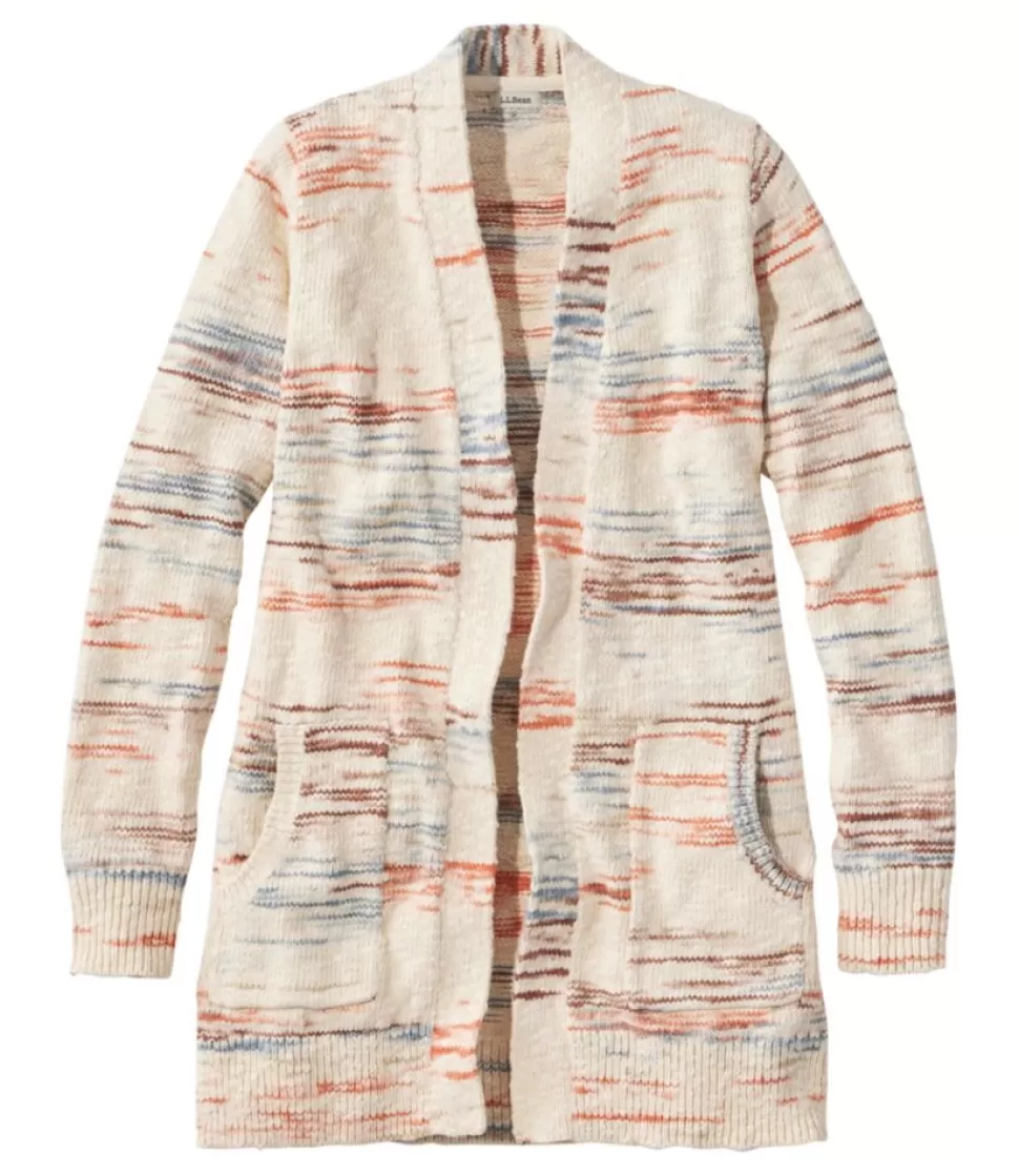 Best "Women's Cotton Ragg Sweater, Open Cardigan Space-Dye" Women Sweaters