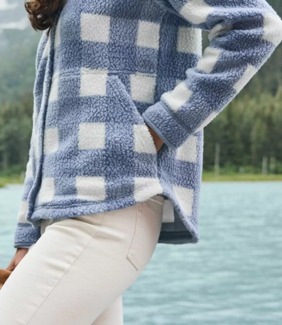 Discount "Women's Cozy Cottage Fleece, Shirt Print" Women Sweatshirts | Fleece