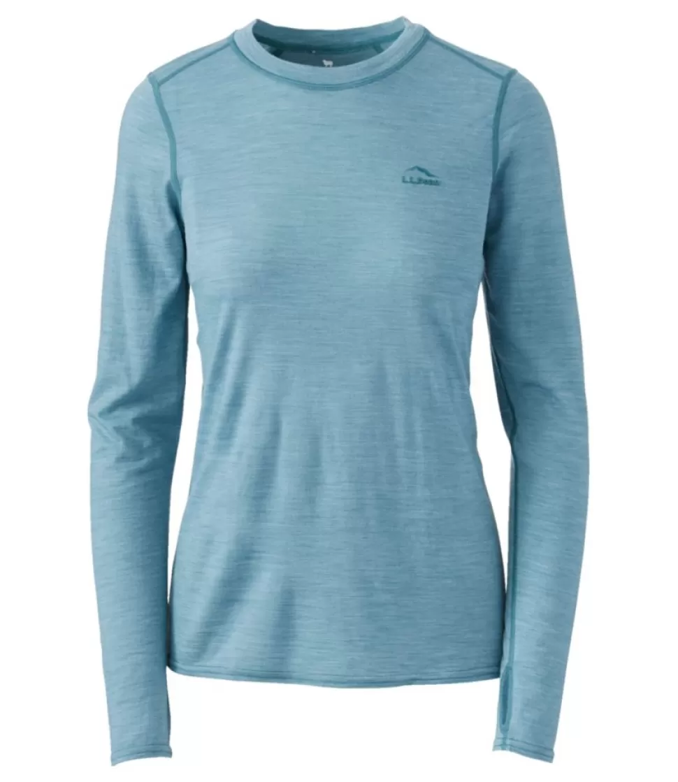 Outlet "Women's Cresta Ultralight 150 Crew Top, Stripe" Women Base Layers