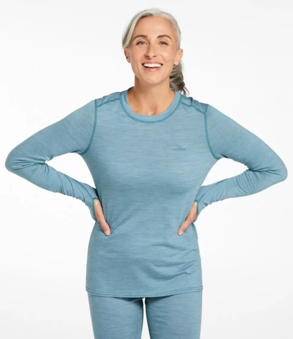 Outlet "Women's Cresta Ultralight 150 Crew Top, Stripe" Women Base Layers