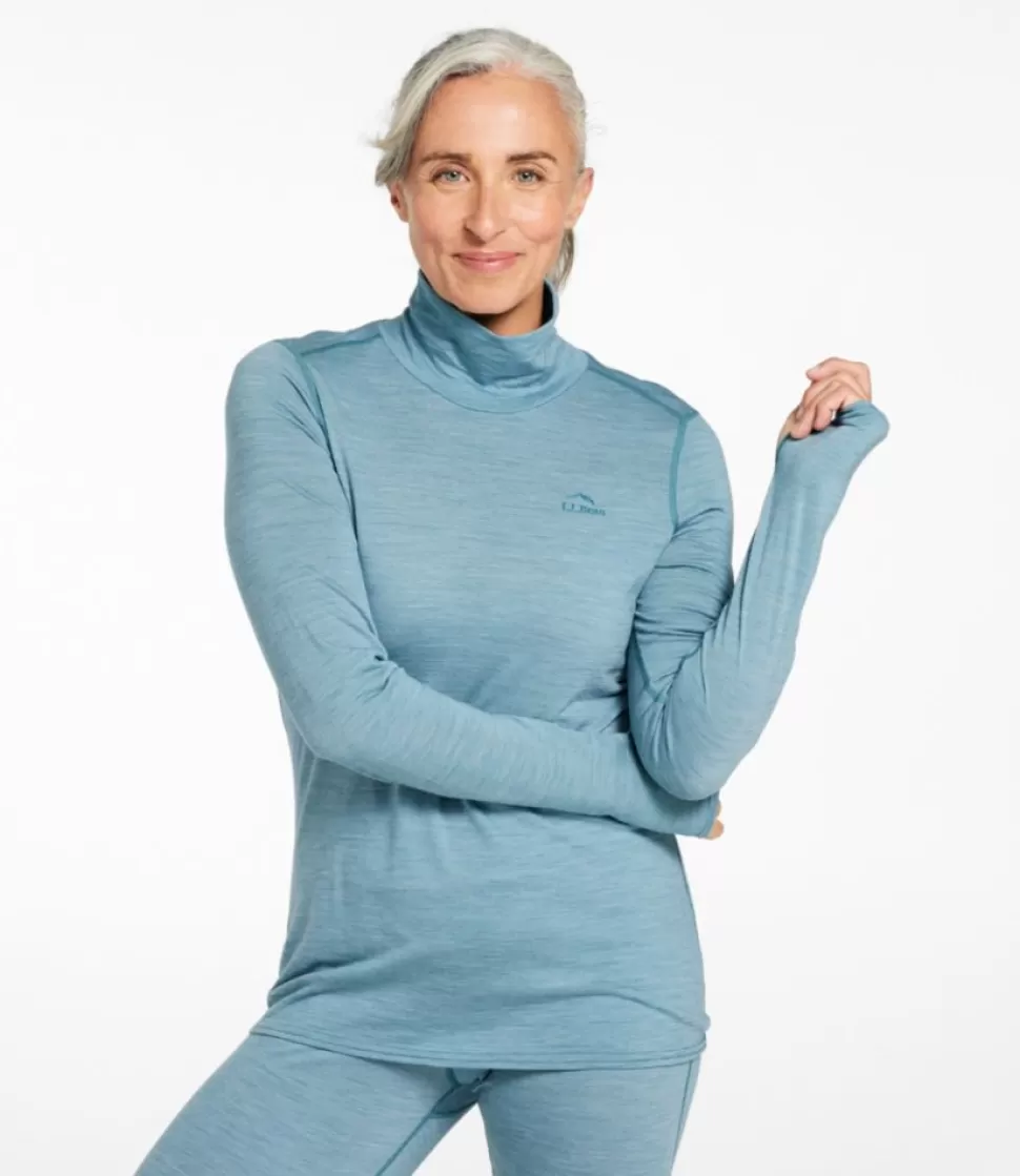 New "Women's Cresta Ultralight 150 Turtleneck, Stripe" Women Base Layers