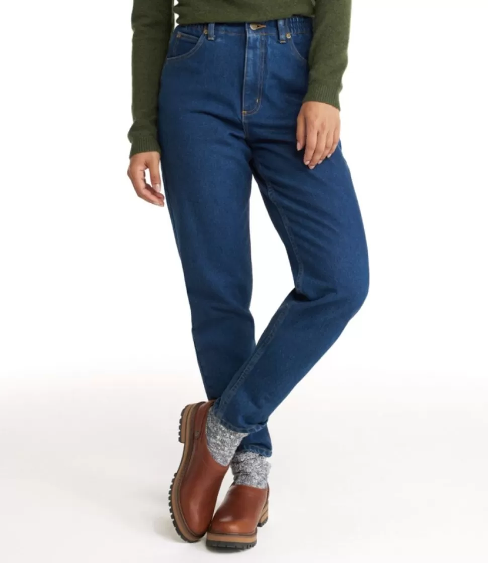 Online "Women's Double L® Jeans, Ultra High-Rise Comfort Waist Tapered Leg" Women Jeans