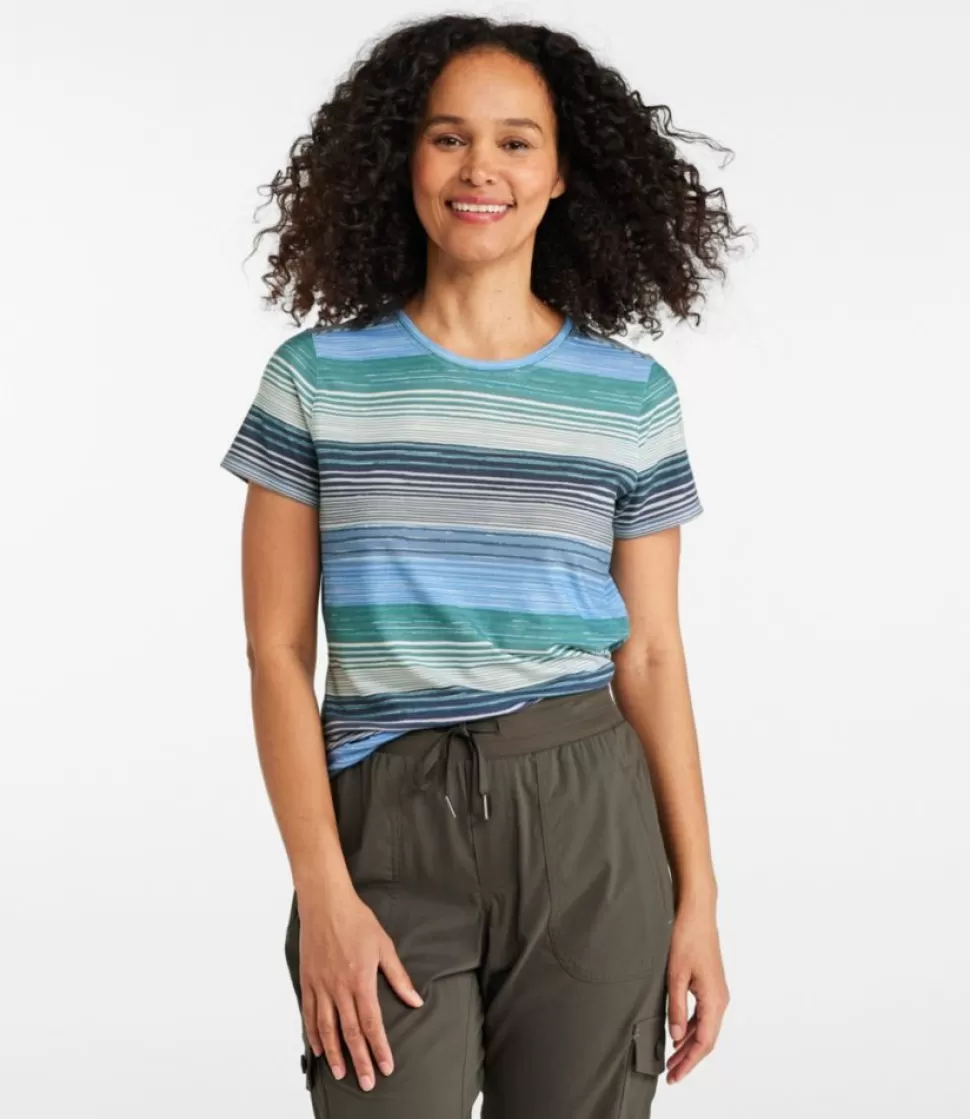 Discount "Women's Everyday SunSmart® Tee, Short-Sleeve Stripe" Women Shirts & Tops | Activewear