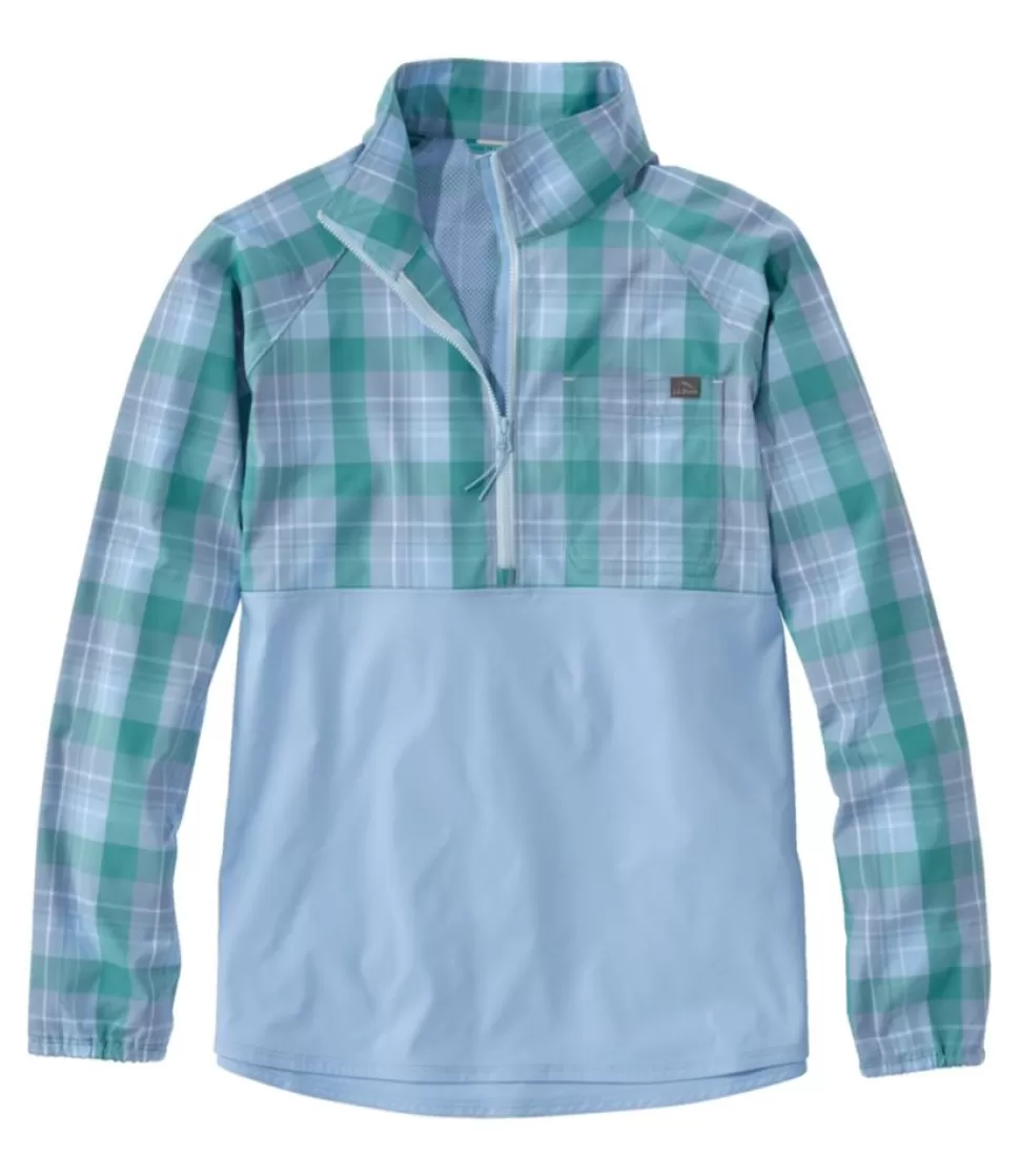 Store "Women's Everyday SunSmart® Woven Shirt, Quarter-Zip Pullover Colorblock" Women Shirts & Tops | Activewear