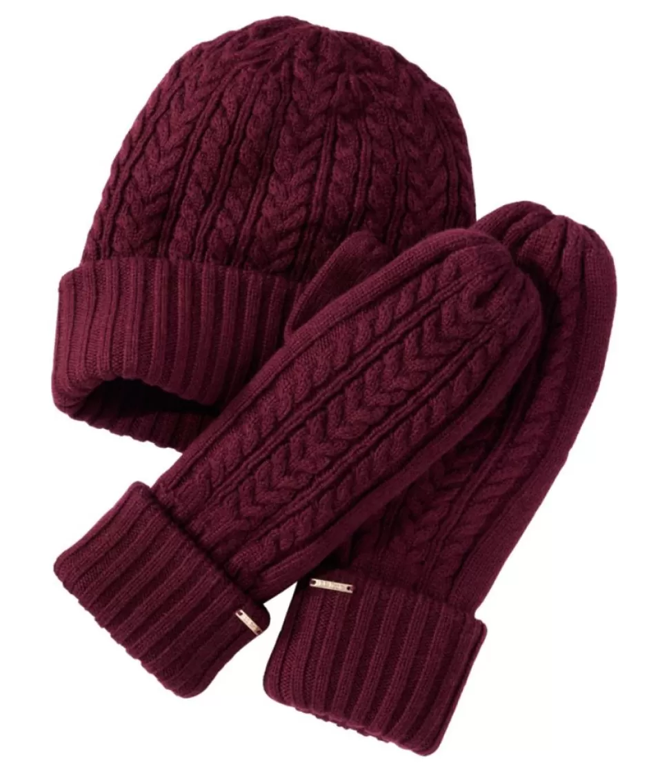 New "Women's Heritage Cable Gift Set" Women Accessories