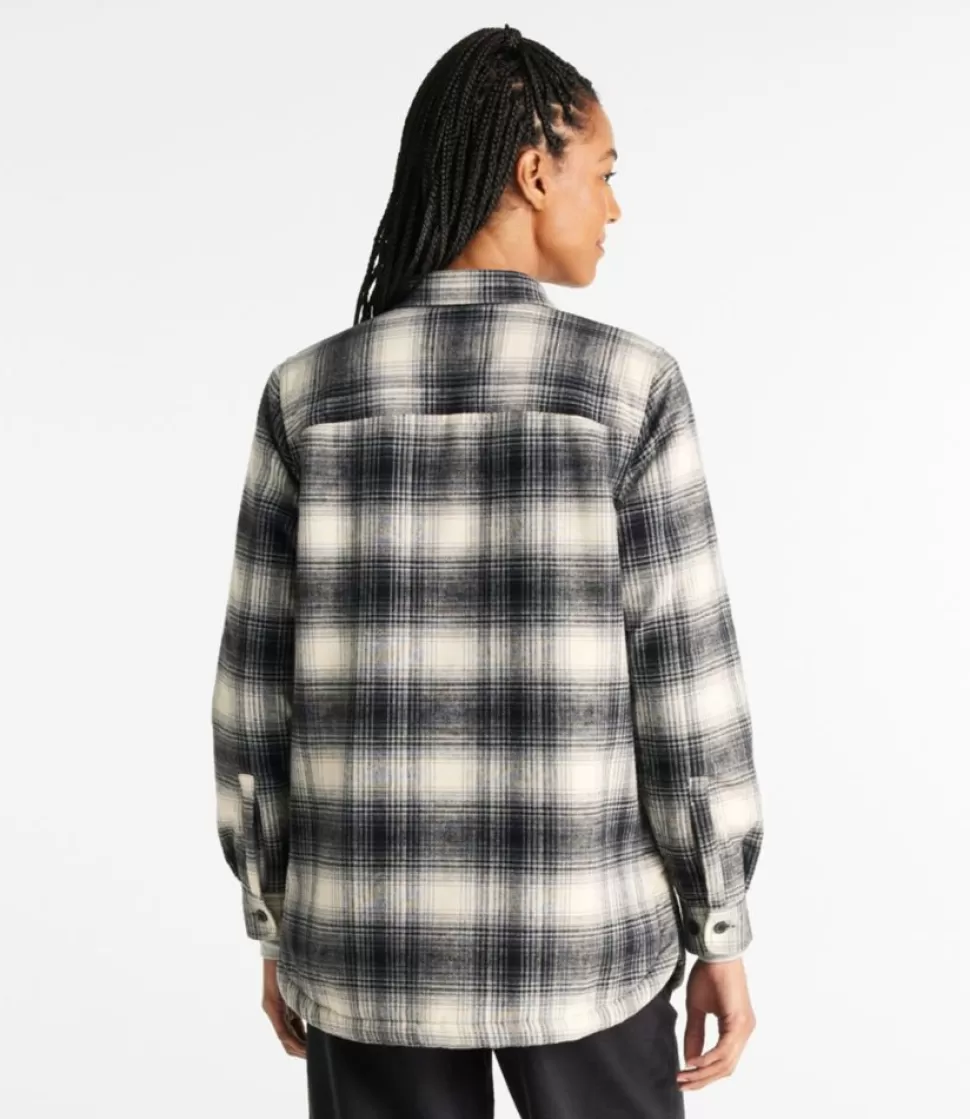 Discount "Women's Heritage Chamois Shirt, Sherpa-Lined Shacket Pattern" Women Shirts & Tops