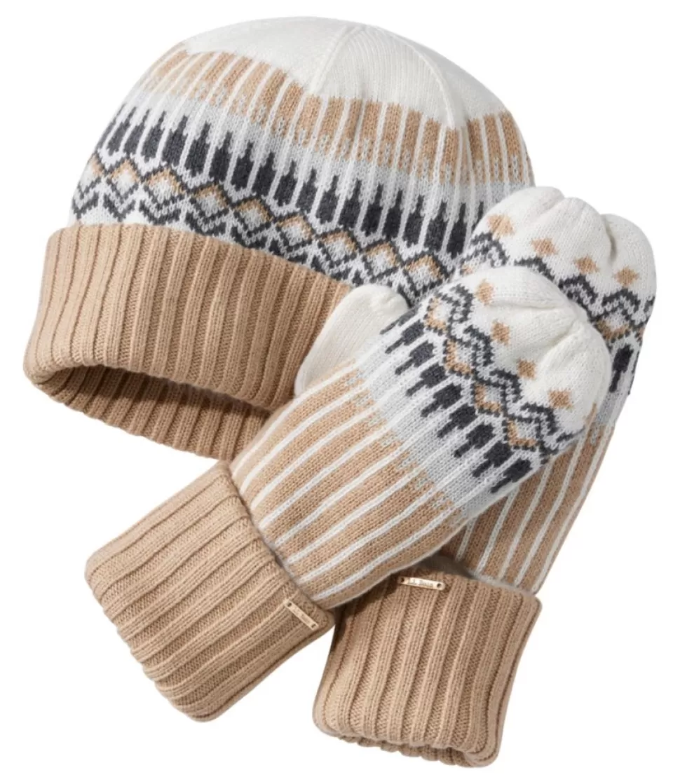 New "Women's Heritage Fair Isle Gift Set" Women Accessories