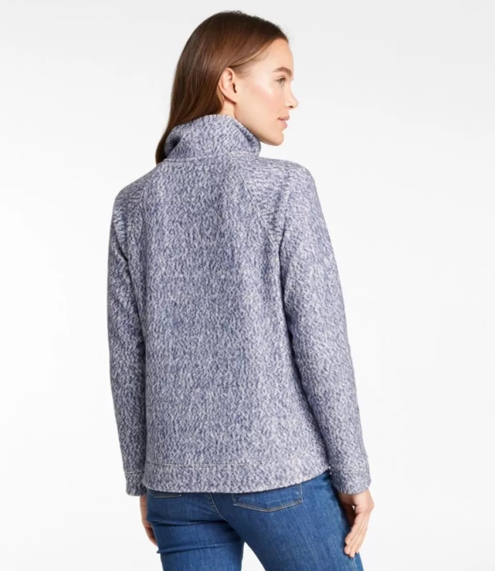 New "Women's Heritage Marled Fleece, Zip Cardigan" Women Shirts & Tops | Sweatshirts