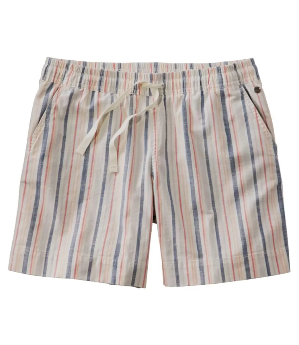 Cheap "Women's Lakewashed Dock Shorts, Mid-Rise Stripe" Women Shorts & Skorts