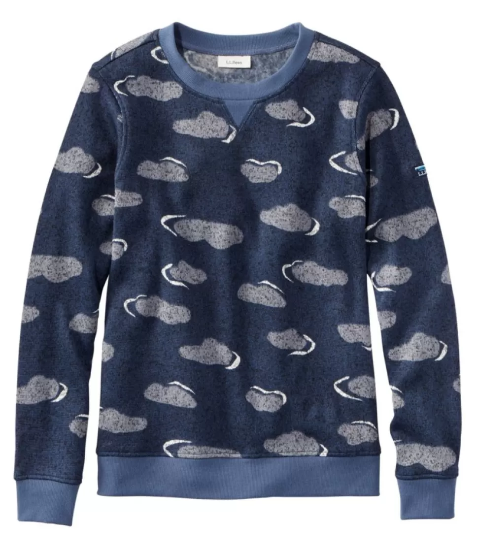 Fashion "Women's Lightweight Sweater Fleece Top, Print" Women Sleepwear