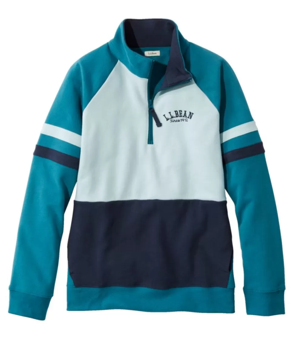 Discount "Women's 1912 Sweatshirt, Quarter-Zip Colorblock" Women Sweatshirts