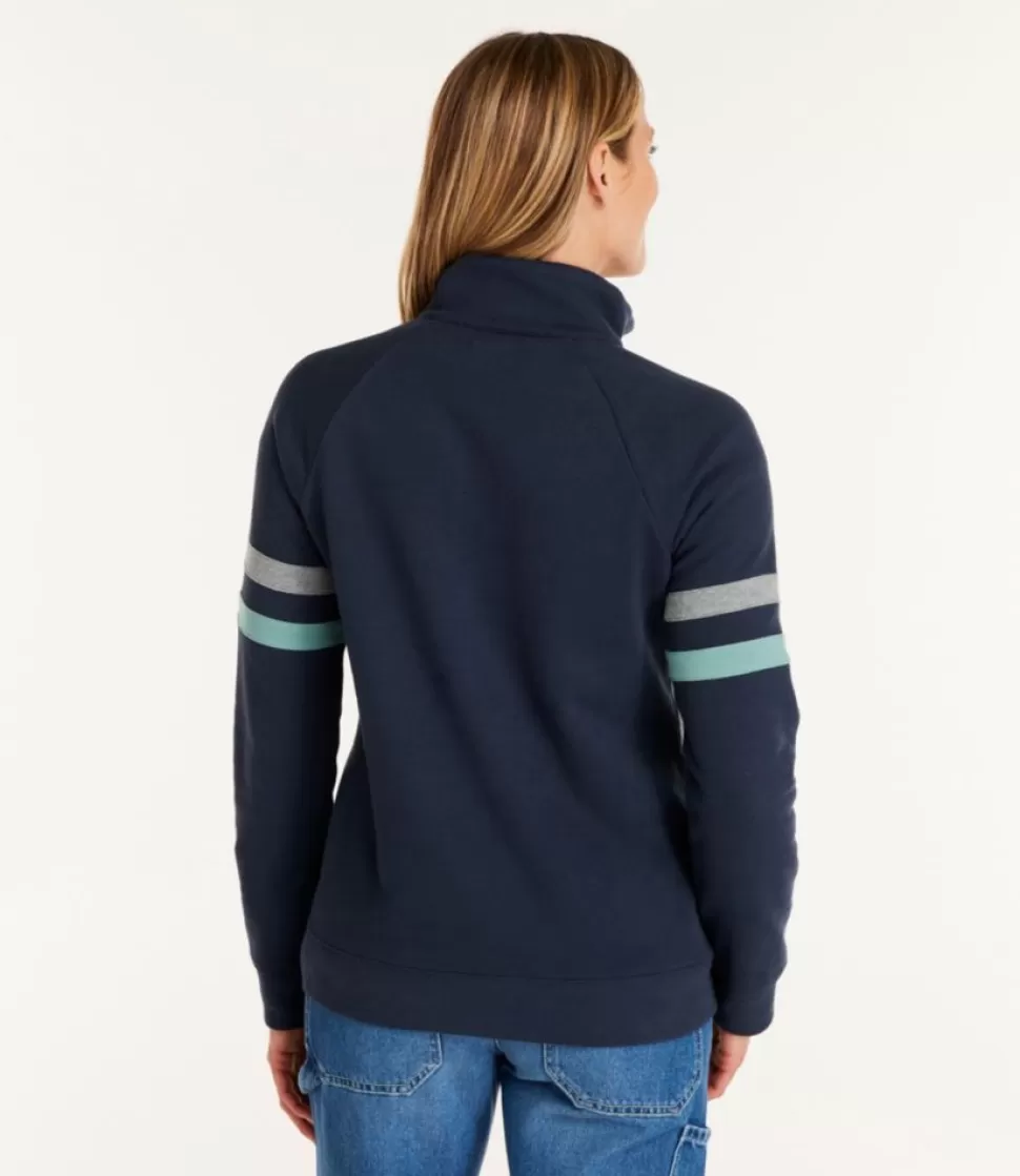Discount "Women's 1912 Sweatshirt, Quarter-Zip Colorblock" Women Sweatshirts
