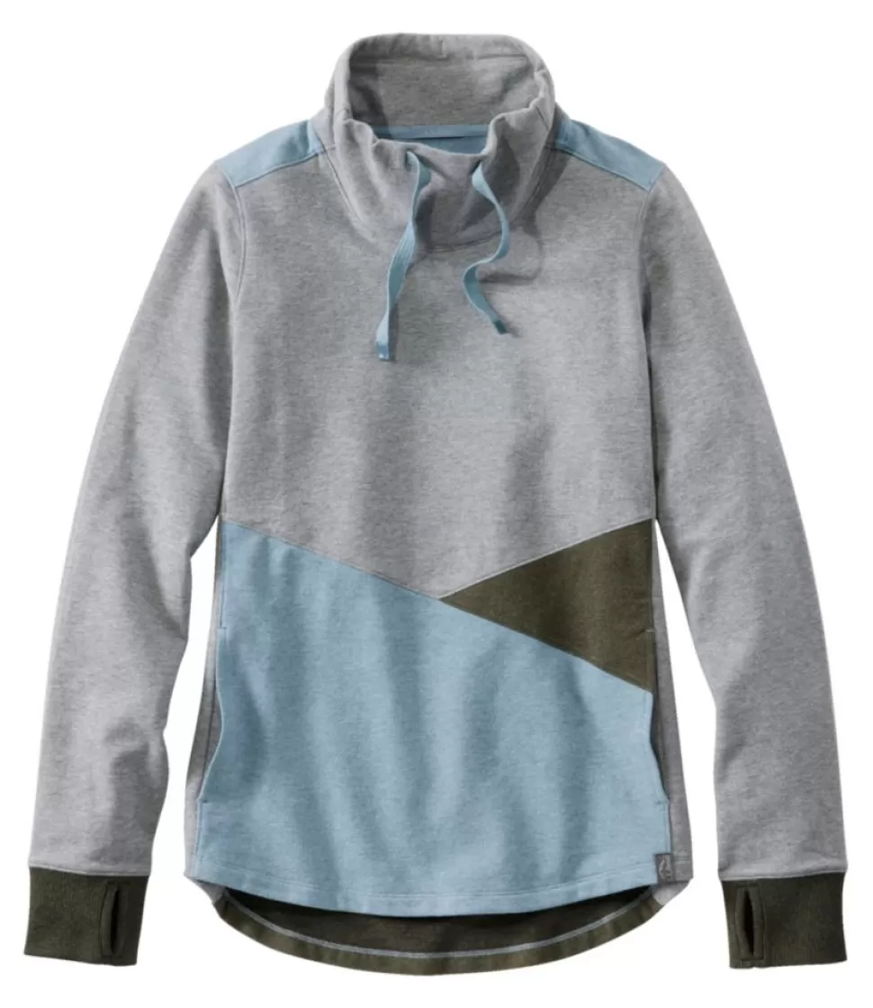 Outlet "Women's Cozy Mixed-Knit Pullover, Colorblock" Women Sweatshirts | Activewear