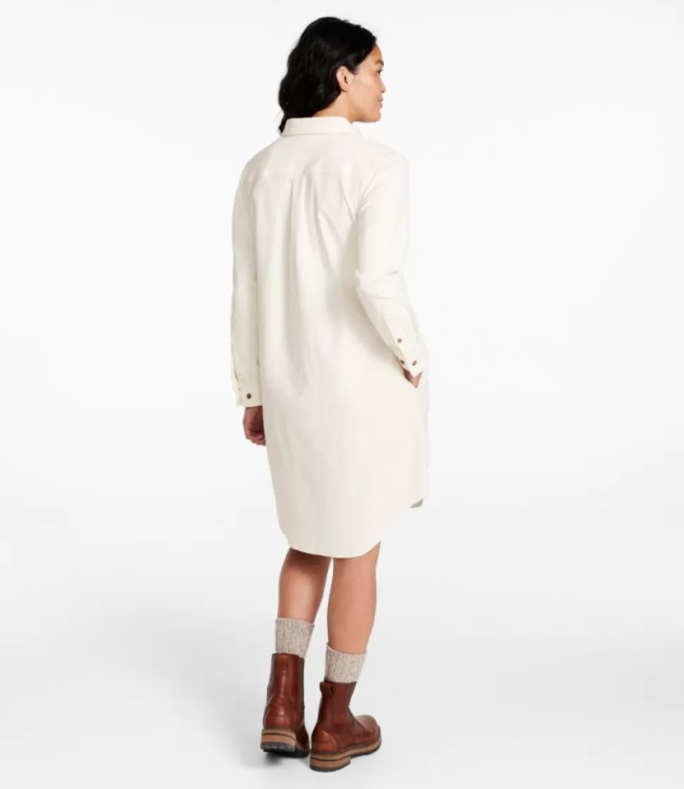 New "Women's Heritage Corduroy Shirt Dress" Women Dresses & Skirts