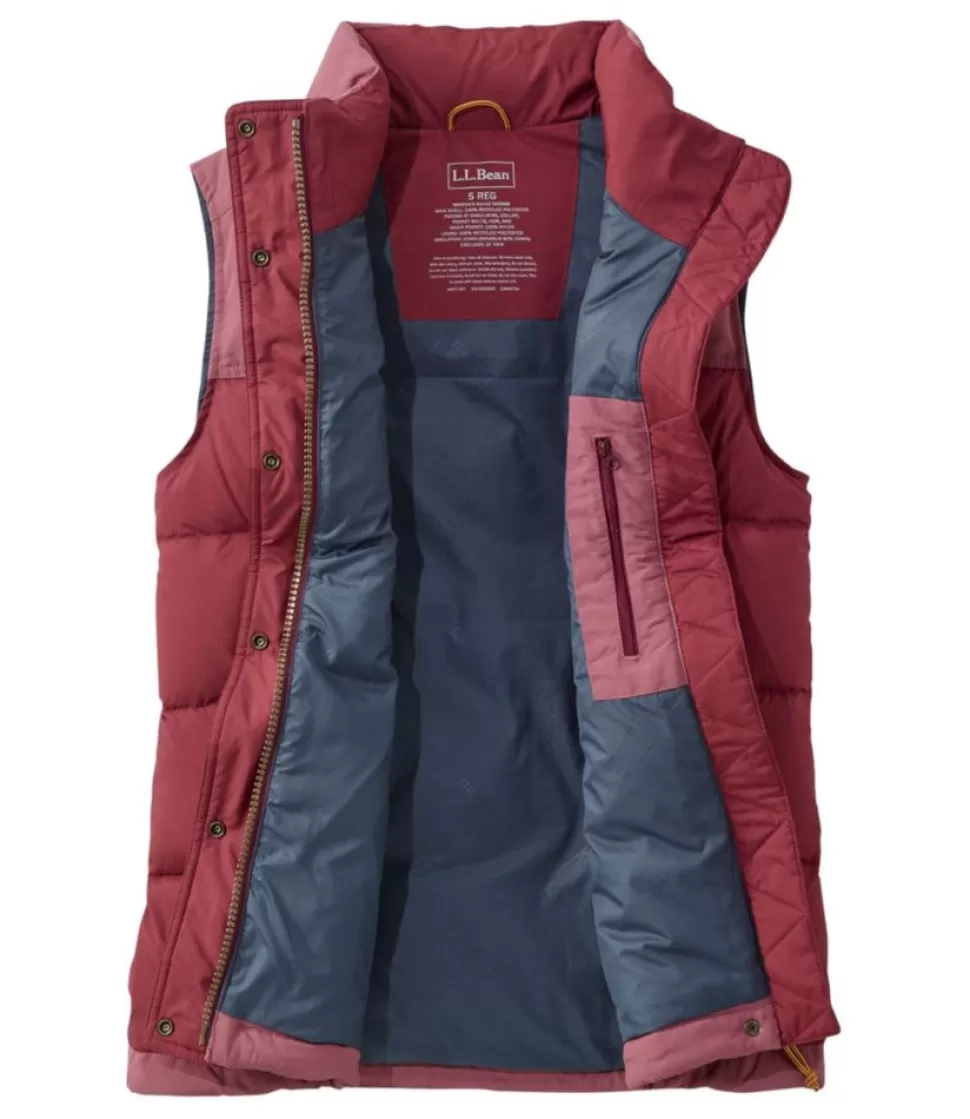 Cheap "Women's Mountain Classic Down Vest, Colorblock" Women Vests