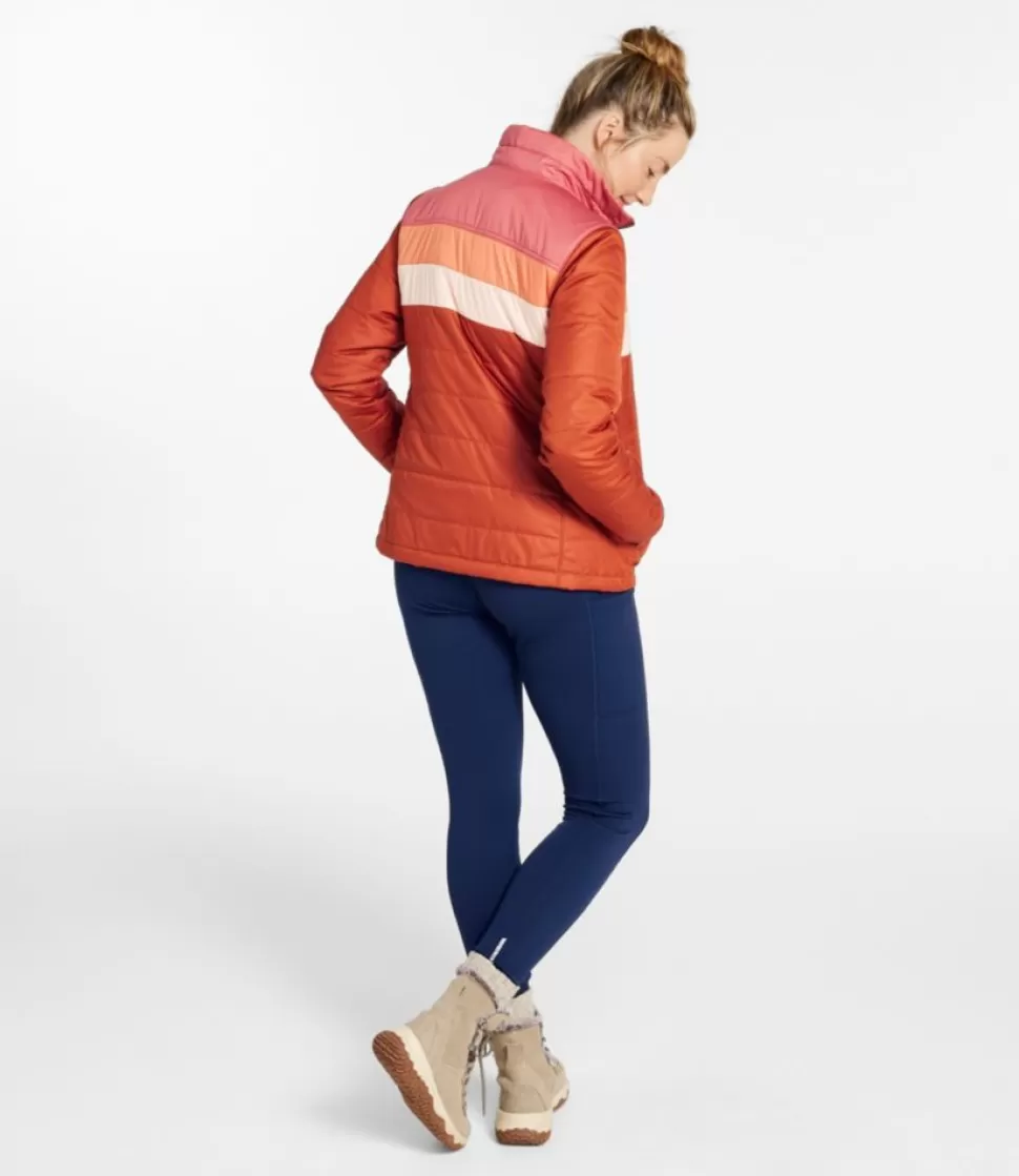 Cheap "Women's Mountain Classic Puffer Jacket, Colorblock" Women Insulated Jackets