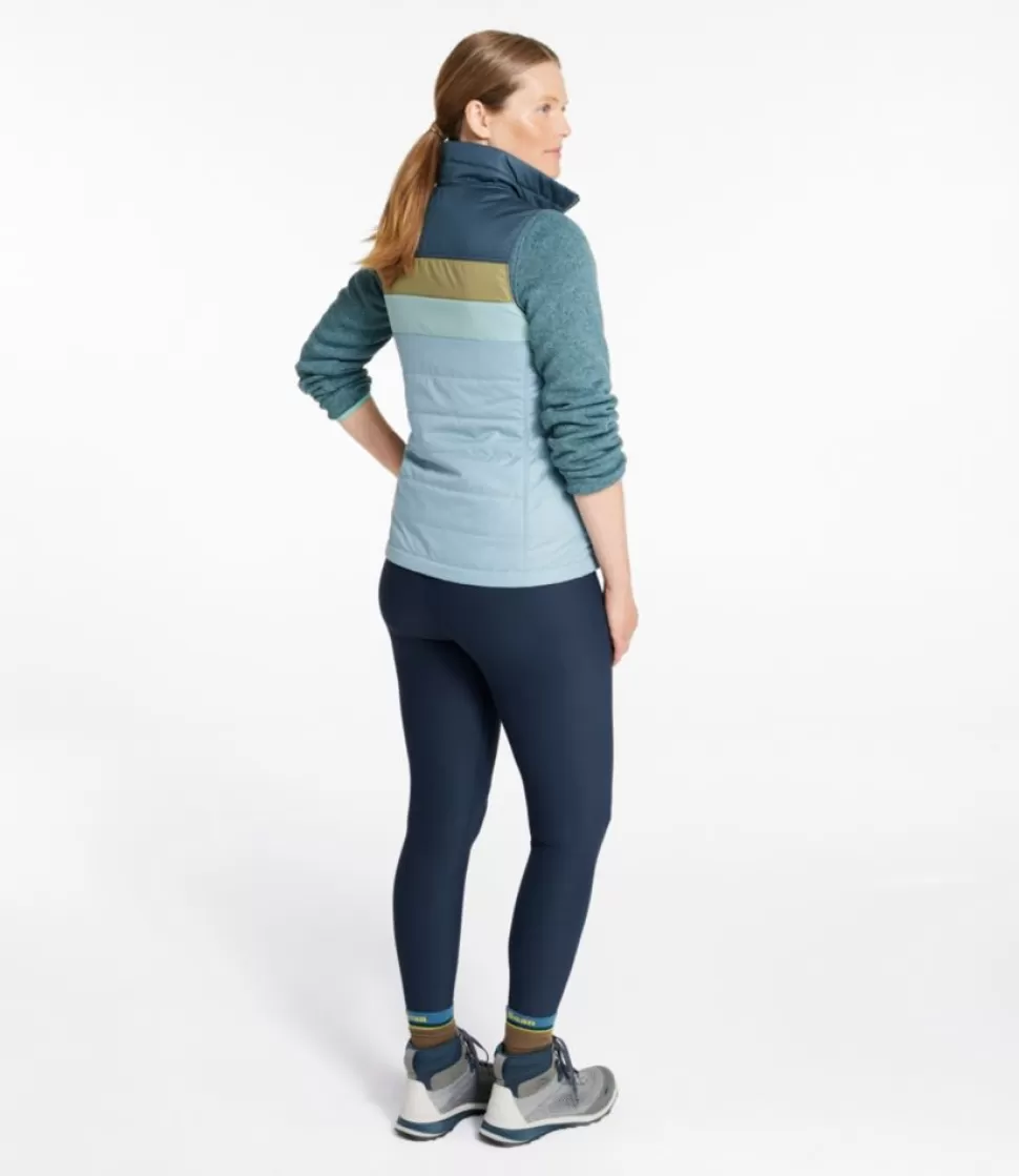 New "Women's Mountain Classic Puffer Vest, Colorblock" Women Vests