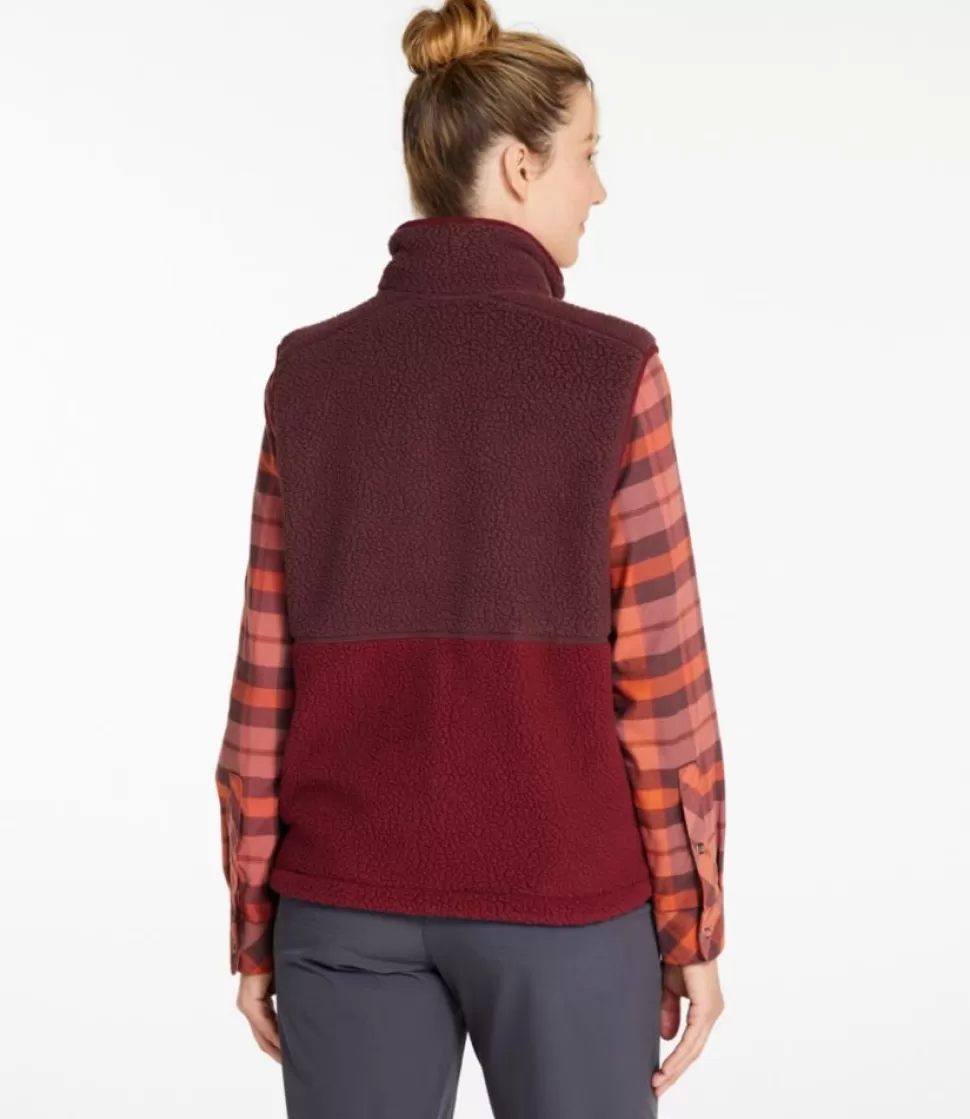 Shop "Women's Mountainside Fleece Vest, Colorblock" Women Fleece | Activewear