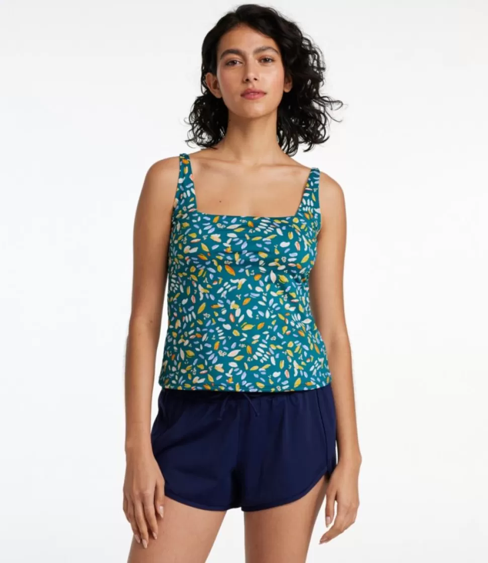 Store "Women's New Currents Swimwear, Squareneck Tankini Top Print" Women Swimwear