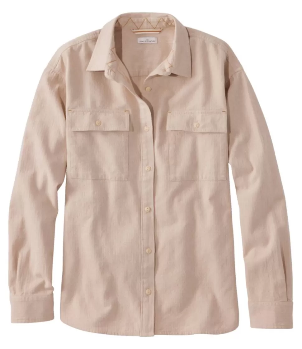 Fashion "Women's Signature Camp Flannel Shirt, Heather" Women Shirts & Tops