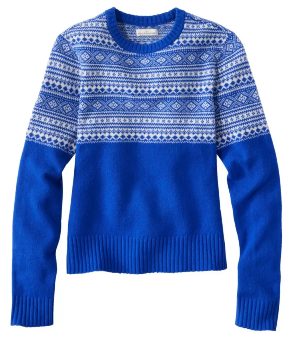 Discount "Women's Signature Camp Merino Wool Sweater, Pullover Novelty" Women Sweaters